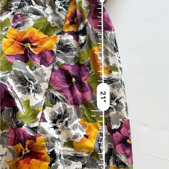 DONNA RICCO floral sleeveless dress size 14 - Picture 9 of 12